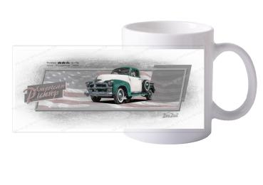 Keramiktasse mit Motiv von Pickup KTaPu2020-8